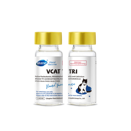 Feline Panleukemia, Rhinotracheitis and Calicivirus disease Tri-combined Vaccine,Inactivated (Strain FPV03+Strain FHV02+Strain FCV05)